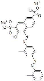 disodium 3-hydroxy-4-[[2-methyl-4-[(o-tolyl)azo]phenyl]azo]naphthalene-2,7-disulphonate