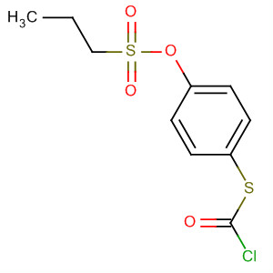 1-Propanesulfonic acid, 4-[(chlorocarbonyl)thio]phenyl ester