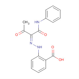 Benzoic acid,2-[[2-oxo-1-[(phenylamino)carbonyl]propylidene]hydrazino]-, (Z)-