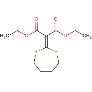 Propanedioic acid, 1,3-dithiepan-2-ylidene-, diethyl ester