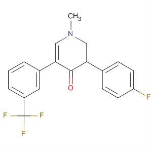 4(1H)-Pyridinone,3-(4-fluorophenyl)-2,3-dihydro-1-methyl-5-[3-(trifluoromethyl)phenyl]-