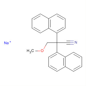 2-Naphthalenepropanenitrile, b-methoxy-a-1-naphthalenyl-, ion(1-),sodium