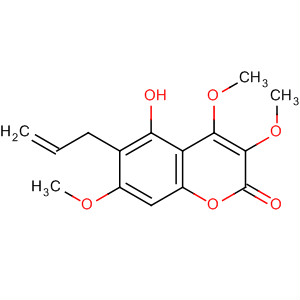 2H-1-Benzopyran-2-one, 5-hydroxy-3,4,7-trimethoxy-6-(2-propenyl)-