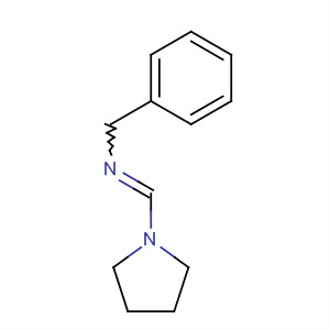 Pyrrolidine, 1-[[(phenylmethyl)imino]methyl]-