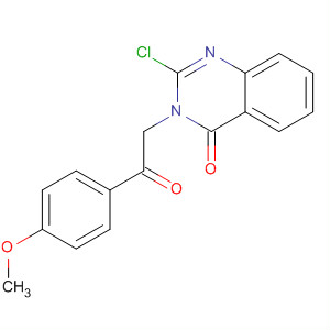 4(3H)-Quinazolinone, 2-chloro-3-[2-(4-methoxyphenyl)-2-oxoethyl]-