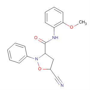 3-Isoxazolidinecarboxamide, 5-cyano-N-(2-methoxyphenyl)-2-phenyl-