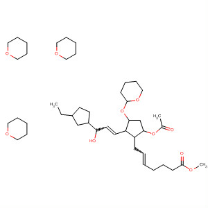 5-Heptenoic acid,7-[5-(acetyloxy)-2-[3-(3-ethylcyclopentyl)-3-hydroxy-1-propenyl]-3-[(tetrahydro-2H-pyran-2-yl)oxy]cyclopentyl]-, methyl ester