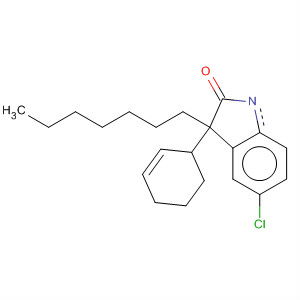 2H-Indol-2-one, 5-chloro-3-heptyl-1,3-dihydro-3-phenyl-