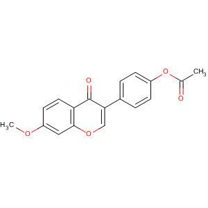 4H-1-Benzopyran-4-one, 3-[4-(acetyloxy)phenyl]-7-methoxy-
