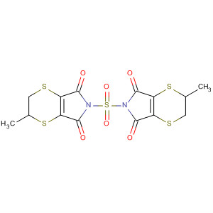 5H-1,4-Dithiino[2,3-c]pyrrole-5,7(6H)-dione,6,6'-sulfonylbis[2,3-dihydro-2-methyl-