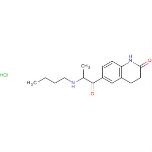 2(1H)-Quinolinone, 6-[2-(butylamino)-1-oxopropyl]-3,4-dihydro-,monohydrochloride
