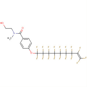 Benzamide,4-[(heptadecafluorononenyl)oxy]-N-(2-hydroxyethyl)-N-methyl-