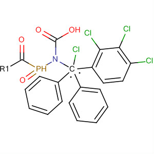 Phosphoramidic acid, [chloro(trichlorophenyl)methylene]-, diphenylester