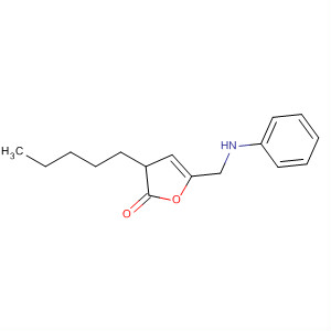 2(3H)-Furanone, dihydro-3-pentyl-5-[(phenylamino)methyl]-