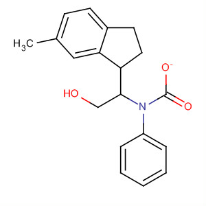 1H-Indene-1-ethanol, 2,3-dihydro-6-methyl-, phenylcarbamate