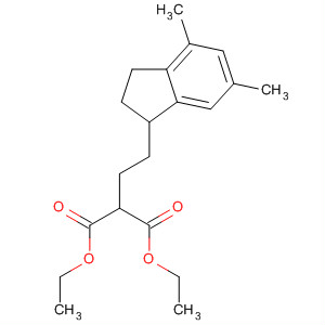 Propanedioic acid, [2-(2,3-dihydro-4,6-dimethyl-1H-inden-1-yl)ethyl]-,diethyl ester