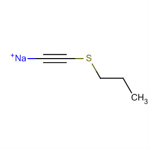 Sodium, [(propylthio)ethynyl]-