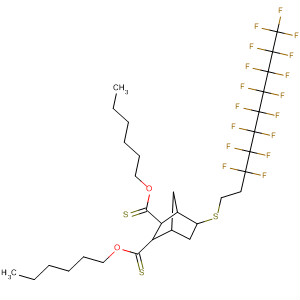 Bicyclo[2.2.1]heptane-2,3-dicarbothioic acid,5-[(3,3,4,4,5,5,6,6,7,7,8,8,9,9,10,10,10-heptadecafluorodecyl)thio]-,S,S-dihexyl ester, (2-exo,3-endo,5-exo)-