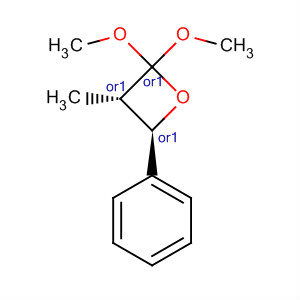 Oxetane, 2,2-dimethoxy-3-methyl-4-phenyl-, trans-