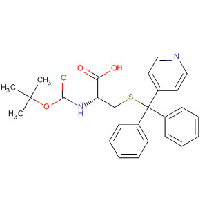 L-Cysteine,N-[(1,1-dimethylethoxy)carbonyl]-S-(diphenyl-4-pyridinylmethyl)-