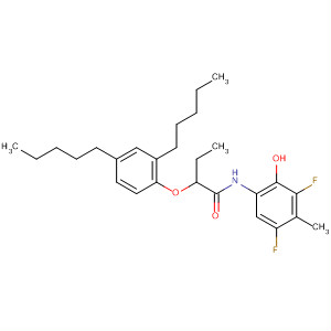 Butanamide,N-(3,5-difluoro-2-hydroxy-4-methylphenyl)-2-(2,4-dipentylphenoxy)-