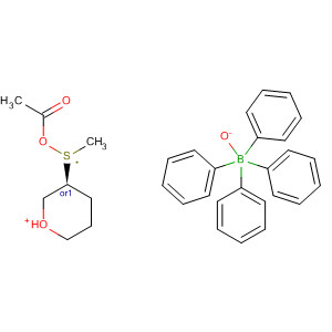 2H-Thiopyranium, 3-(acetyloxy)tetrahydro-1-methyl-, cis-,tetraphenylborate(1-)
