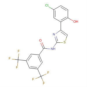 Benzamide,N-[4-(5-chloro-2-hydroxyphenyl)-2-thiazolyl]-3,5-bis(trifluoromethyl)-