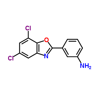 3-(5,7-dichloro-1,3-benzoxazol-2-yl)aniline