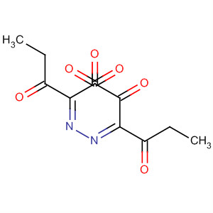 4,5-Pyridazinedione, 3,6-bis(1-oxopropyl)-, 1,2-dioxide