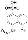 8-acetamido-1-naphthol-5-sulfonic acid