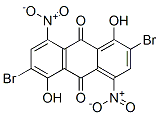 2,6-Dibromo-1,5-dihydroxy-4,8-dinitro-9,10-anthraquinone