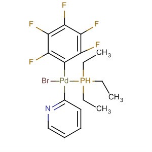 Palladium, bromo(pentafluorophenyl)(pyridine)(triethylphosphine)-