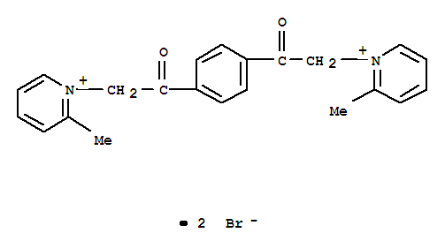 1,1'-[benzene-1,4-diylbis(2-oxoethane-2,1-diyl)]bis(2-methylpyridinium) dibromide