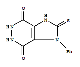 1-phenyl-2-thioxo-2,3,3a,7a-tetrahydro-1H-imidazo[4,5-d]pyridazine-4,7-dione