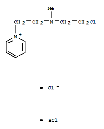 1-{2-[(2-chloroethyl)(methyl)amino]ethyl}pyridinium chloride hydrochloride