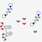 1-(2-METHYL-5-PIPERIDIN-1-YL-2,4-PENTADIENYLIDENE)PIPERIDINIUM PAMOATE TETRAHYDRATE