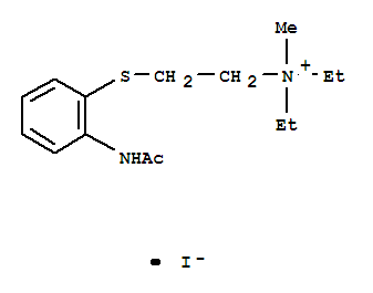 2-{[2-(acetylamino)phenyl]sulfanyl}-N,N-diethyl-N-methylethanaminium iodide