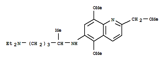 N~4~-[5,8-dimethoxy-2-(methoxymethyl)quinolin-6-yl]-N~1~,N~1~-diethylpentane-1,4-diamine
