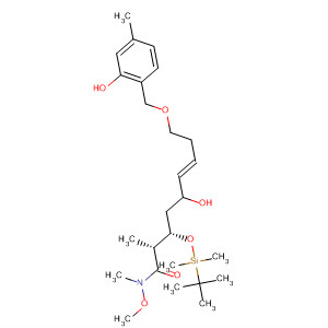 6-Nonenamide,3-[[(1,1-dimethylethyl)dimethylsilyl]oxy]-5-hydroxy-N-methoxy-9-[(4-methoxyphenyl)methoxy]-N,2-dimethyl-, (2R,3S,6E)-