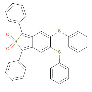 Benzo[c]thiophene, 1,3-diphenyl-5,6-bis(phenylthio)-, 2,2-dioxide