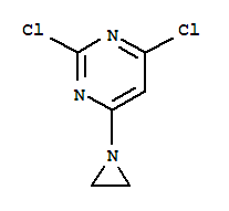 Pyrimidine, 4-(1-aziridinyl)-2,6-dichloro-