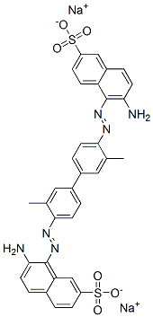 6-Amino-5-[[4-[(2-amino-7-sulfo-1-naphtyl)azo]-3,3-dimethyl-1,1-biphenyl-4-yl]azo]-2-naphthalenesulfonic acid disodium salt