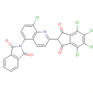 1H-Isoindole-1,3(2H)-dione,2-[8-chloro-2-(4,5,6,7-tetrachloro-2,3-dihydro-1,3-dioxo-1H-inden-2-yl)-5-quinolinyl]-