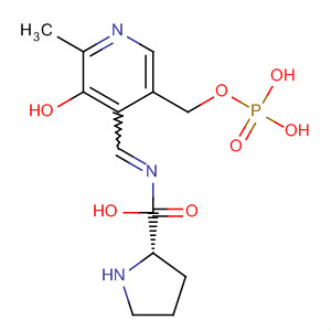 L-Proline,1-[[[3-hydroxy-2-methyl-5-[(phosphonooxy)methyl]-4-pyridinyl]methylene]amino]-