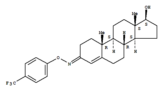 17β-Hydroxyandrost-4-en-3-one O-(α,α,α-trifluoro-p-tolyl)oxime