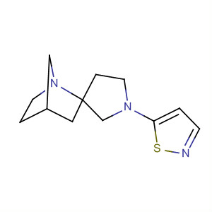 Spiro[1-azabicyclo[2.2.1]heptane-2,3'-pyrrolidine], 1'-(5-isothiazolyl)-