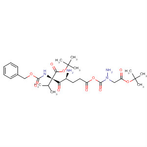 L-Valine, N-[(phenylmethoxy)carbonyl]-L-a-glutamyl-,1-(1,1-dimethylethyl) ester,2-[2-[2-(1,1-dimethylethoxy)-2-oxoethyl]hydrazide]