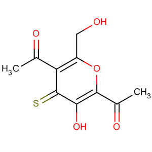 Ethanone,1,1'-[3-hydroxy-6-(hydroxymethyl)-4-thioxo-4H-pyran-2,5-diyl]bis-
