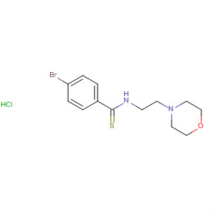 Benzenecarbothioamide, 4-bromo-N-[2-(4-morpholinyl)ethyl]-,monohydrochloride
