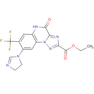 [1,2,4]Triazolo[1,5-a]quinoxaline-2-carboxylic acid,4,5-dihydro-8-(1H-imidazol-1-yl)-4-oxo-7-(trifluoromethyl)-, ethyl ester